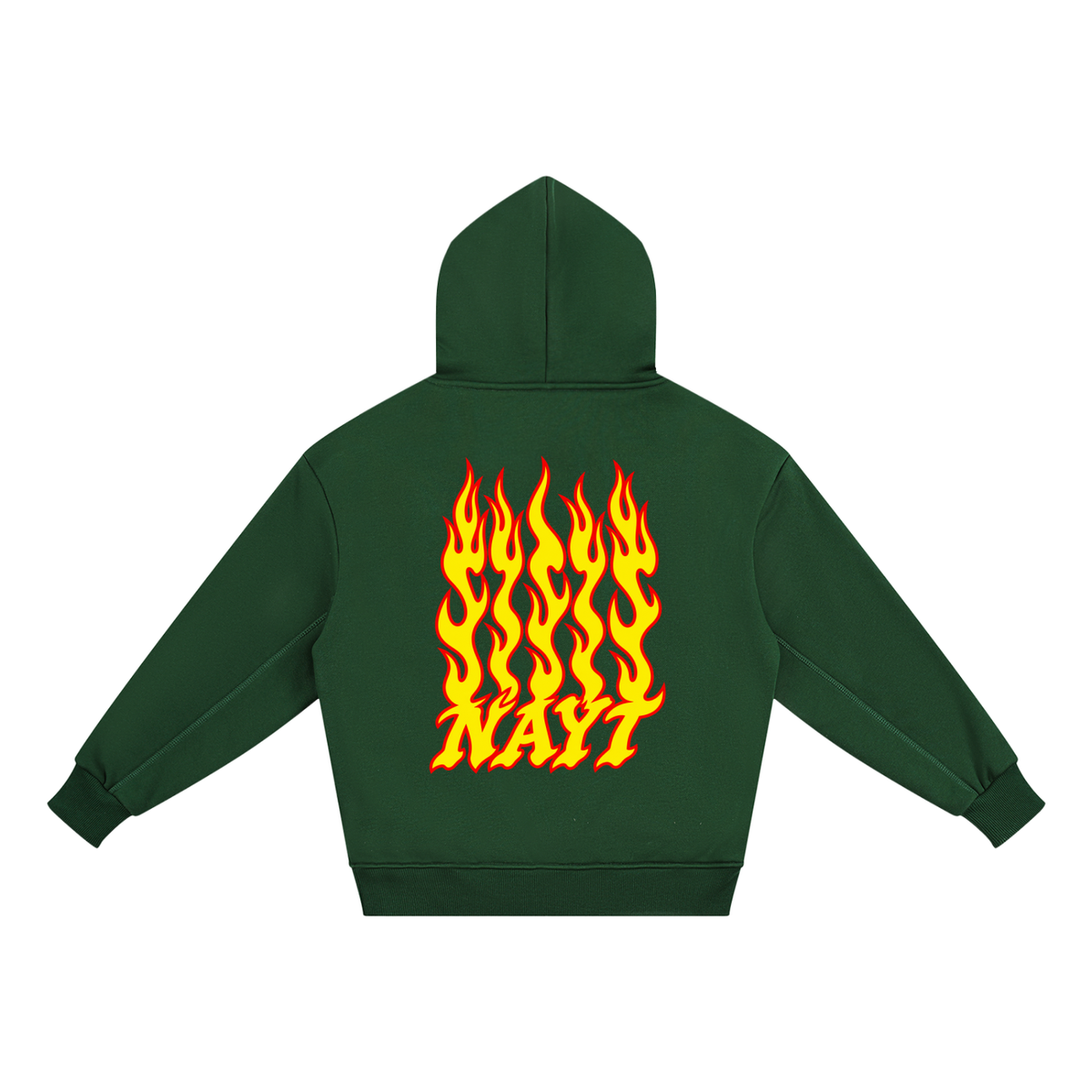 Green Flames youth Hoodie