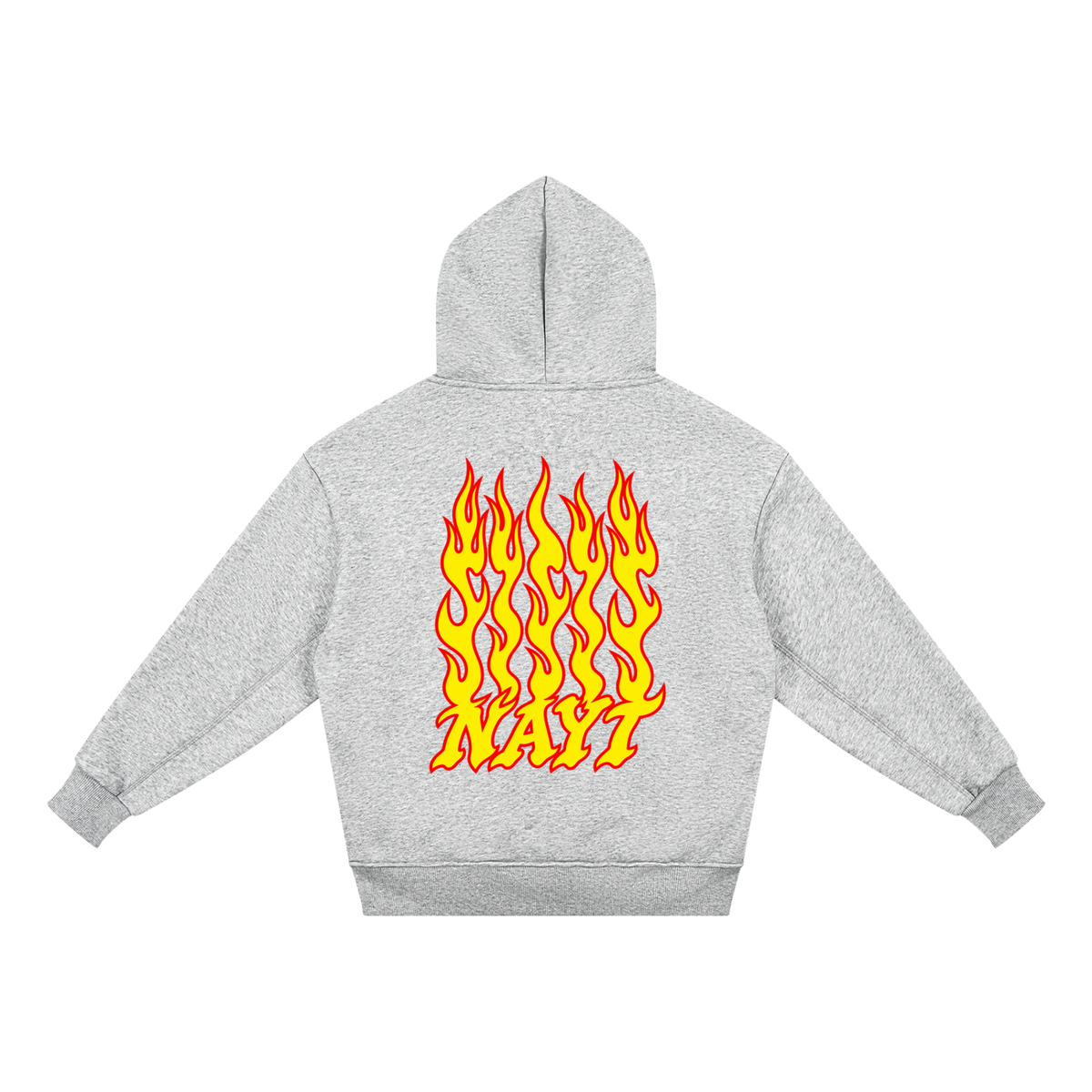 Grey Flames youth Hoodie
